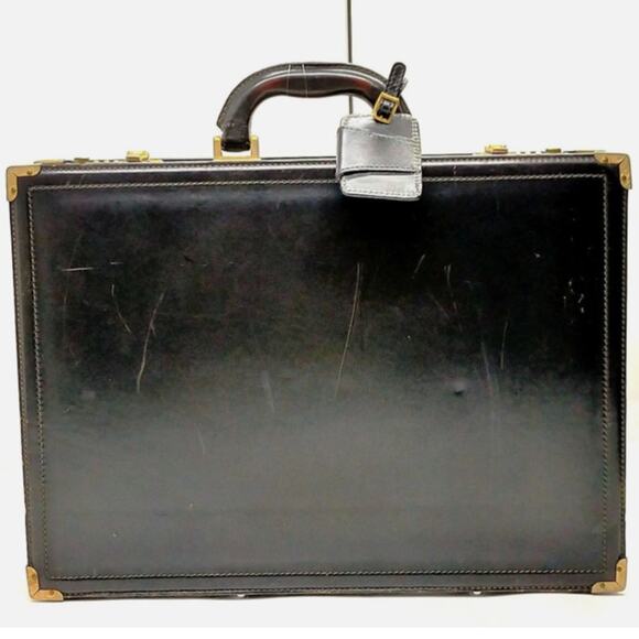 💎✨Beautiful✨💎Authentic Vintage Gucci Hand Bag Black Leather - Picture 2 of 9